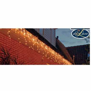Ijspegelverlichting lichtsnoeren met 400 warm witte lampjes