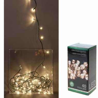 Kerstverlichting led lichtsnoer van 21 meter wit 240 lampjes