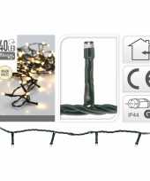 2x stuks kerstverlichting led lichtsnoer van 21 meter wit 240 lampjes