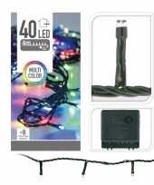 Kerstverlichting gekleurd buiten 40 lampjes 400 cm