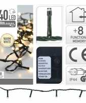 Kerstverlichting warm wit buiten 40 lampjes 400 cm